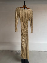 Gold Sequin Dress
