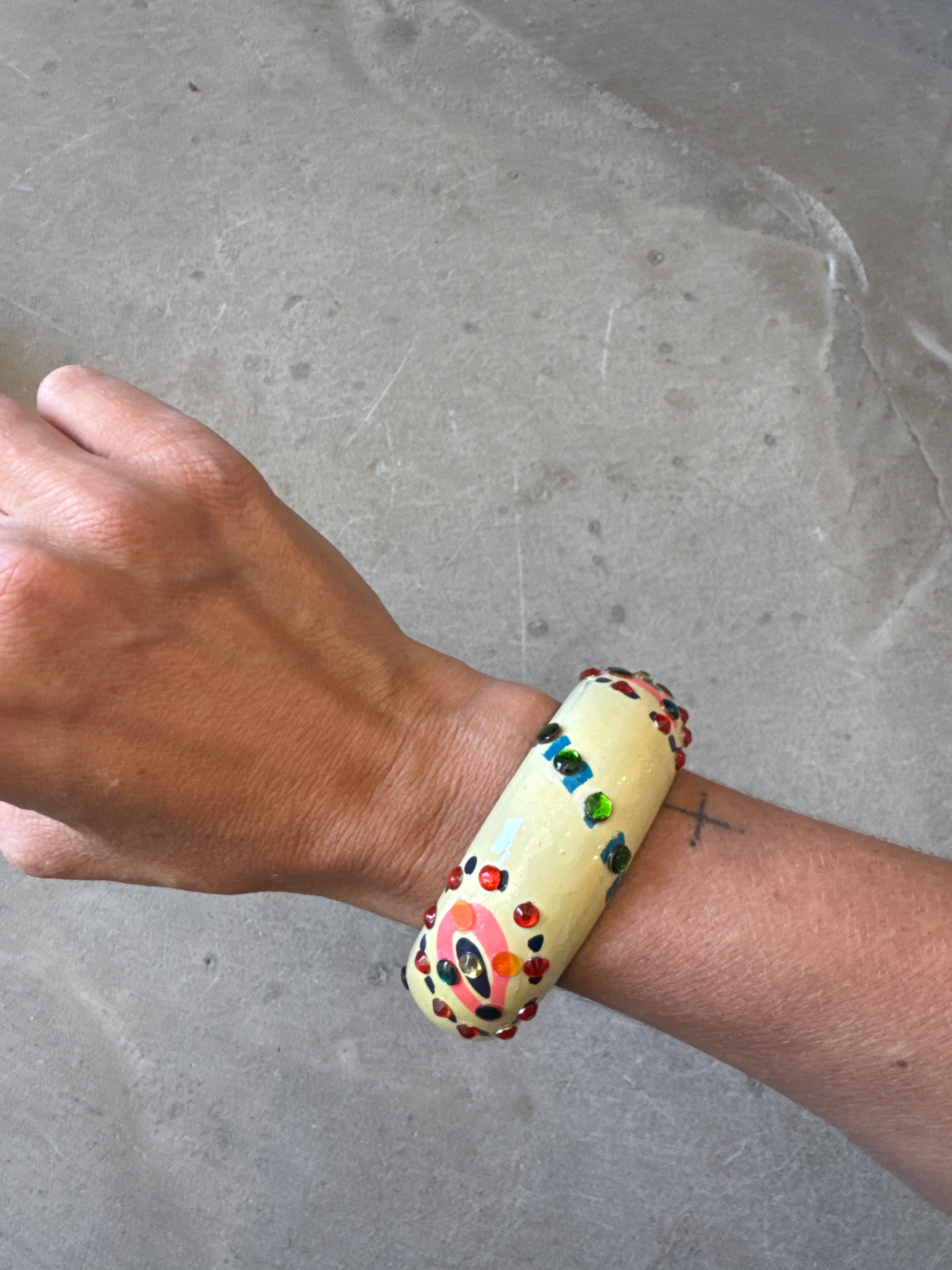 Bangle with Rhinestones
