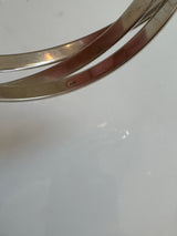 Triple Rolling Interlocking Bracelet Bangle Cuff