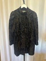 Brushed Lamb Fur Coat