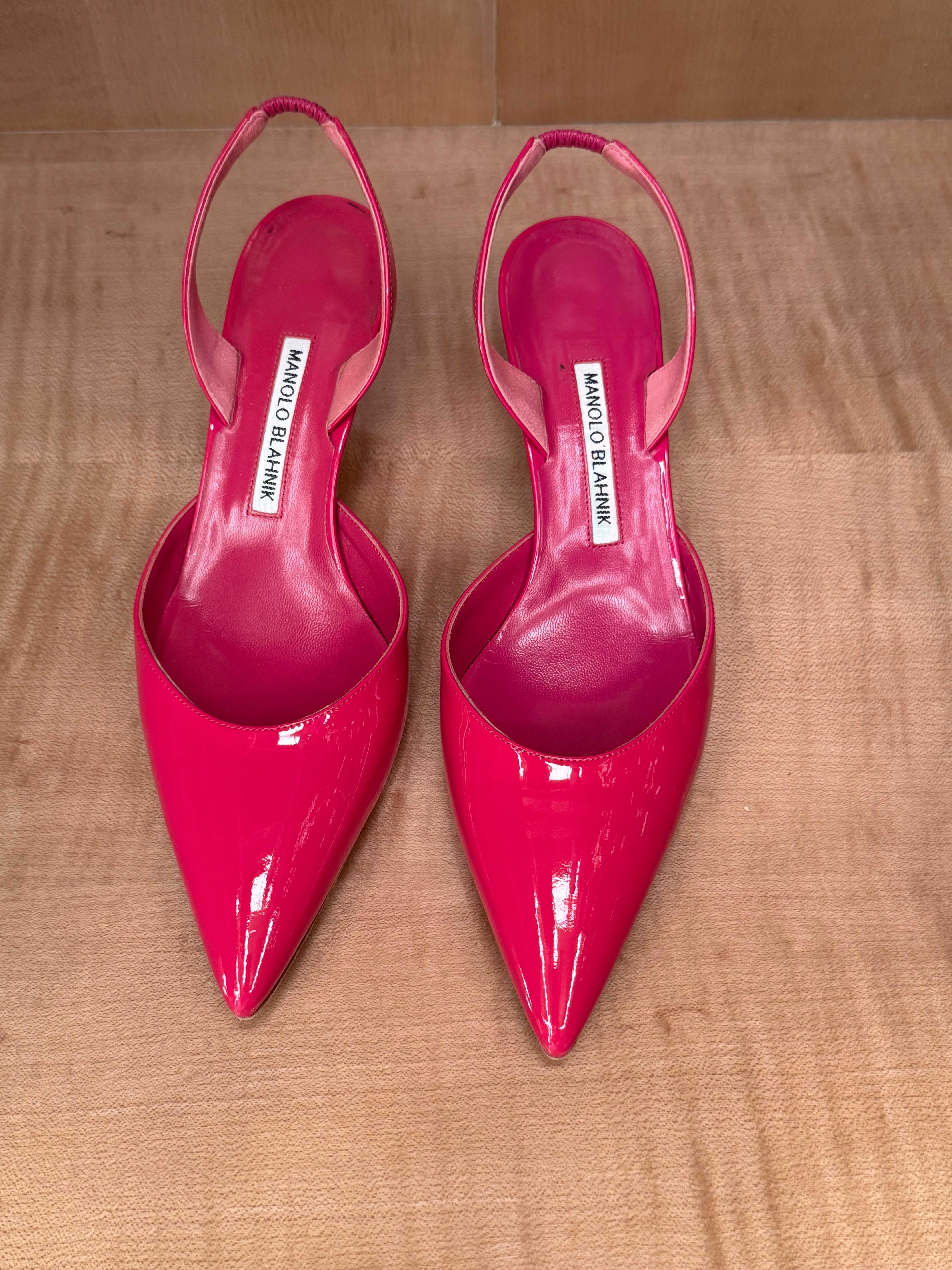 Carolyne 50 Patent Leather Heels (39.5)