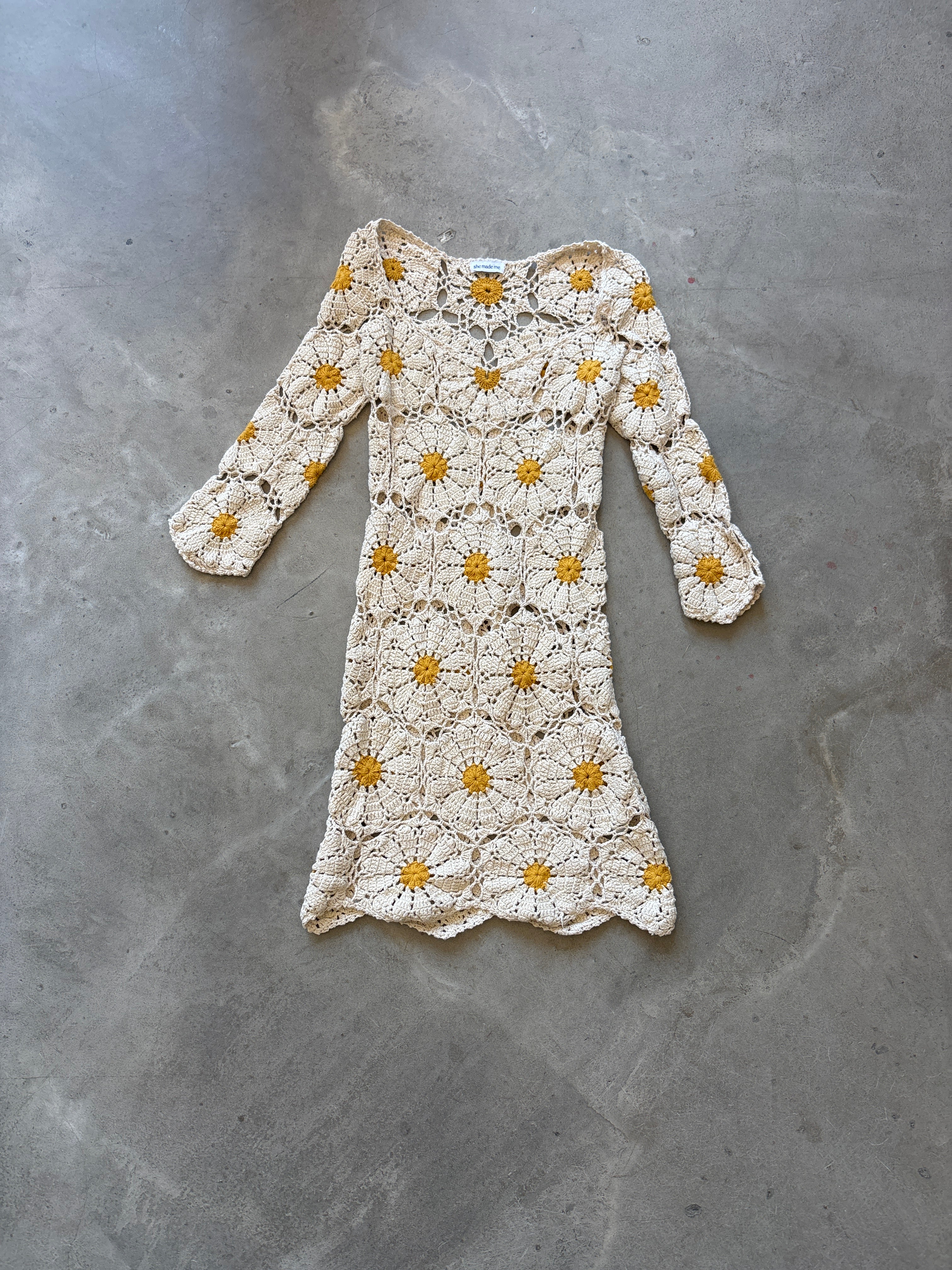 Crochet Mini Dress