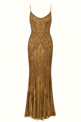 Beaded Mermaid Gown (xs)