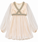 1960s Cream Rhinestone