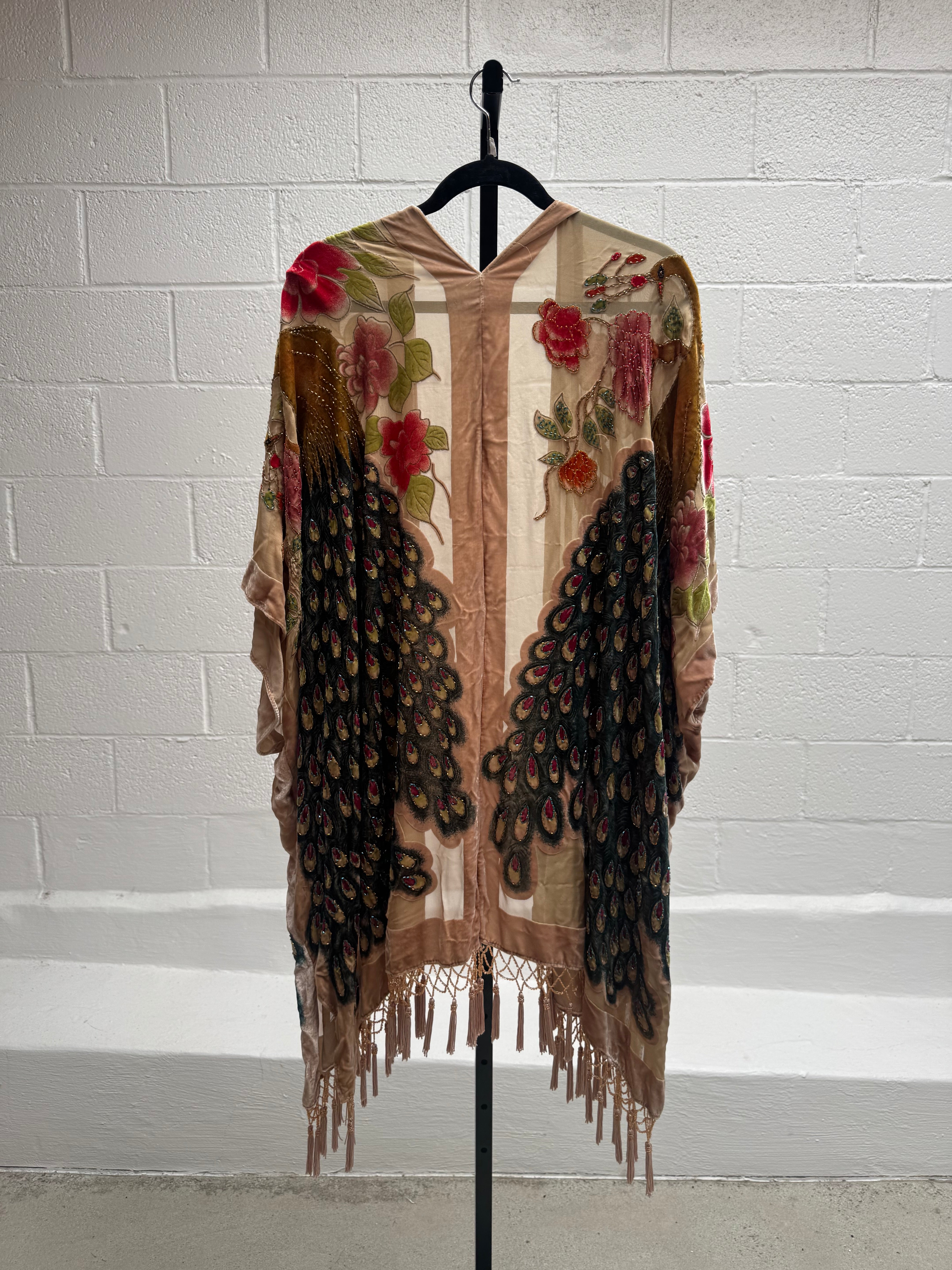 Hippy Peacock Poncho