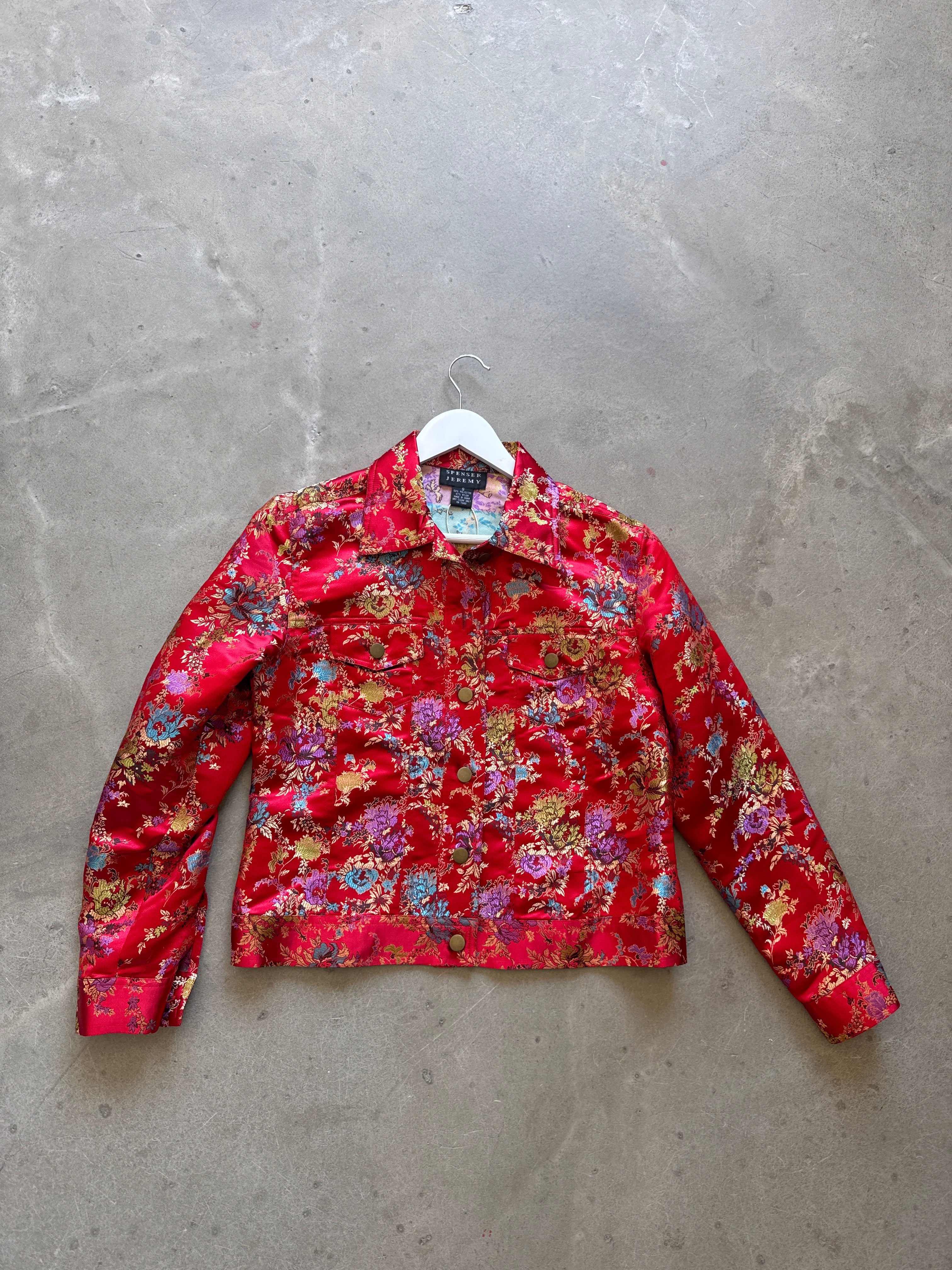 Red Brocade Jacket