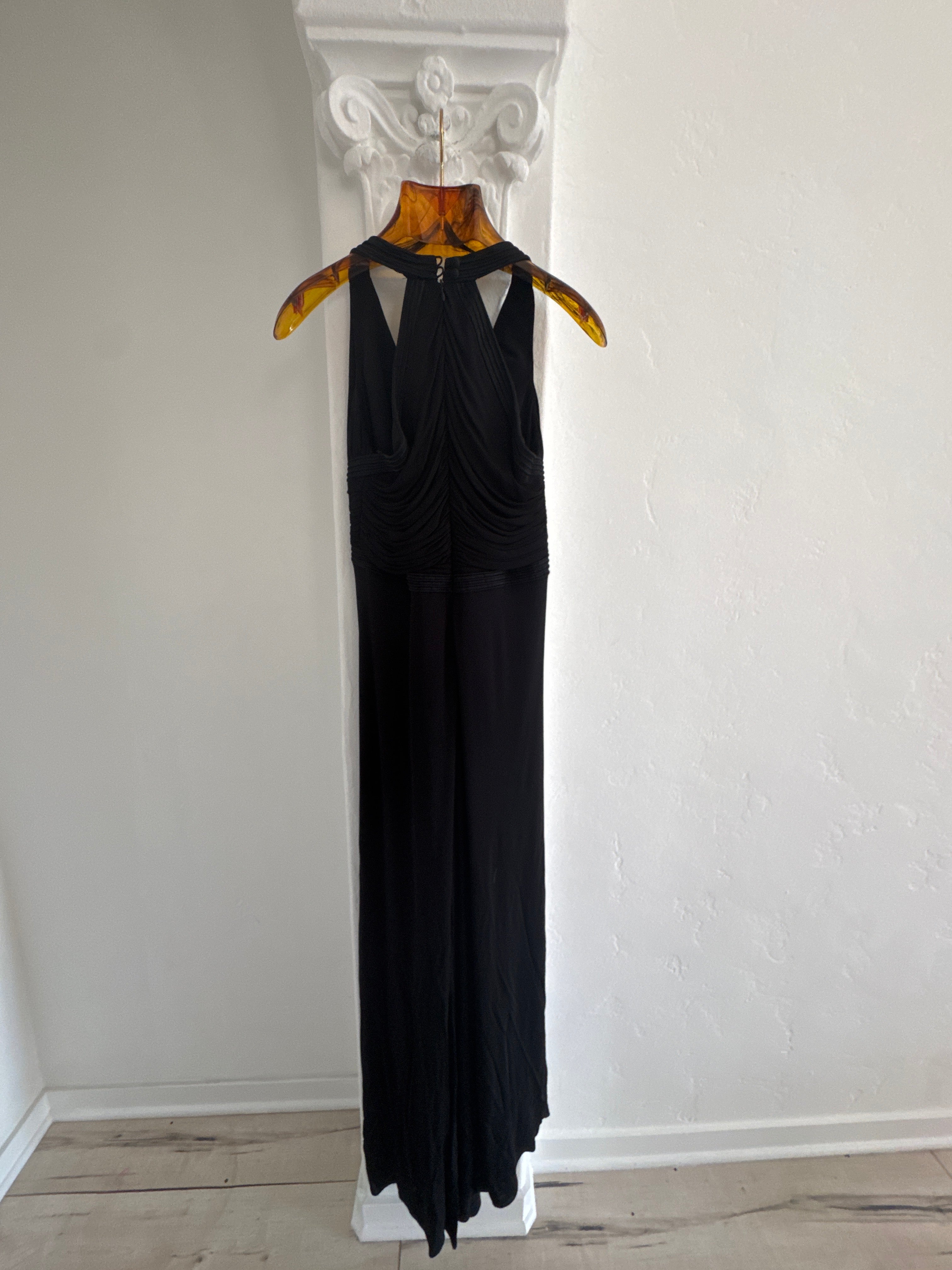Halter Style Ruched dress with Empire Waist