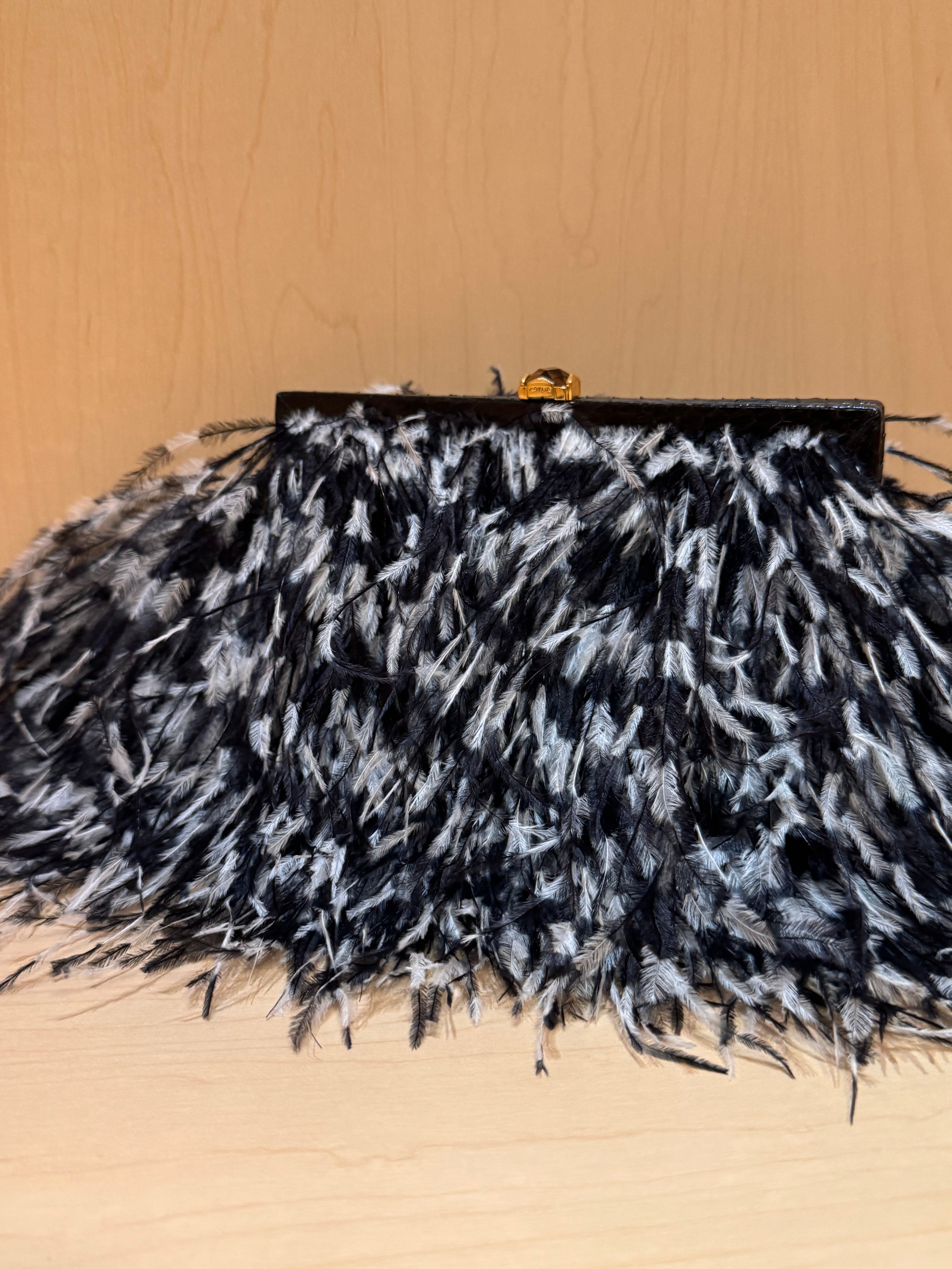 Ostrich Feather Bag