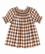 Checkered Smock Dress