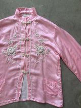 Silk Vintage Jacket with Embroidery
