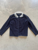 Vintage Jacket with Lace Collar