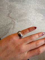 Rounded Silver Ring