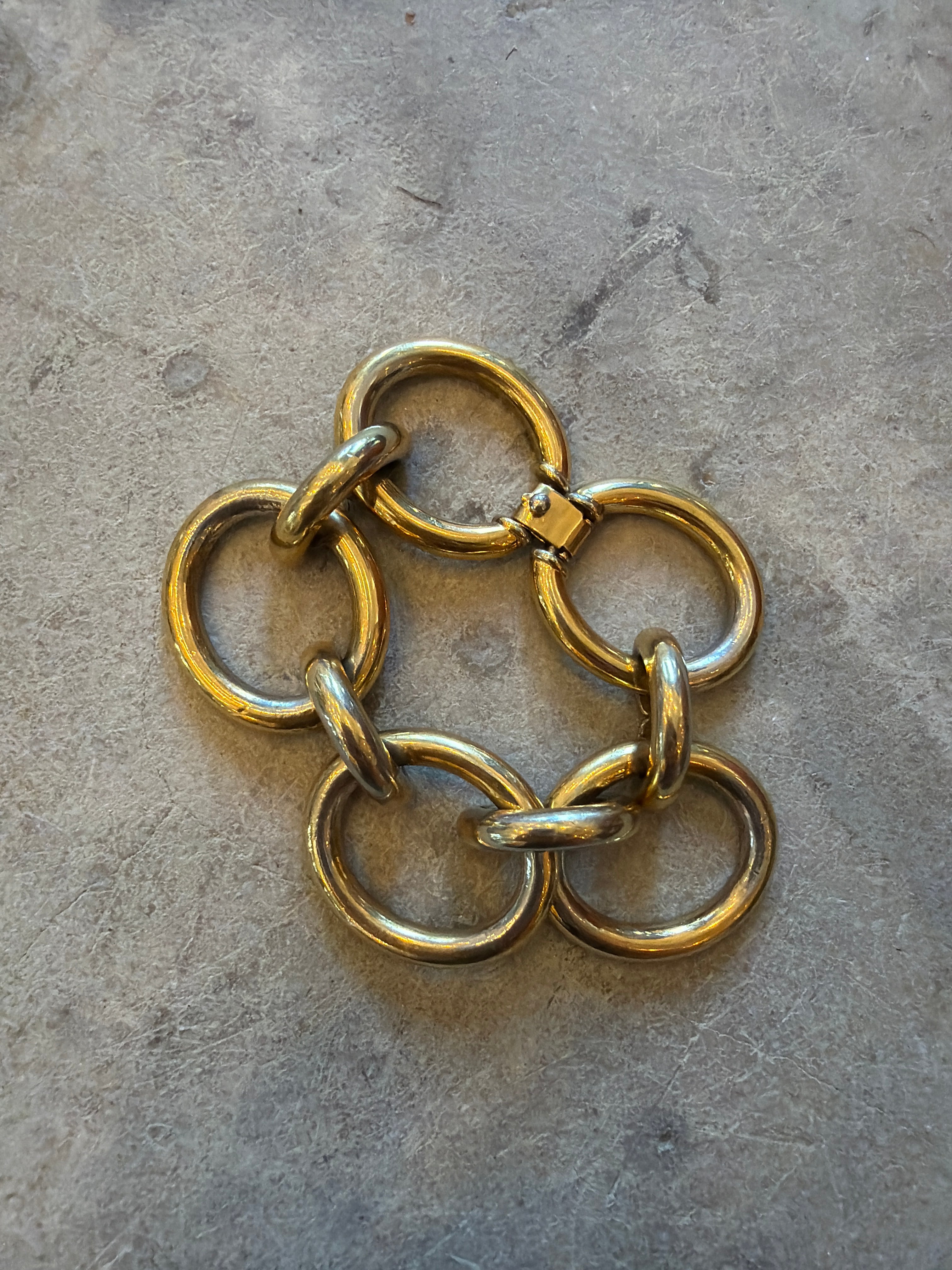 Large Loop Chain Bracelet