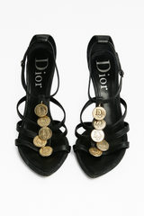 RARE DIOR coin heels by John Galliano
