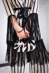 Zebra Calf Skin Bag