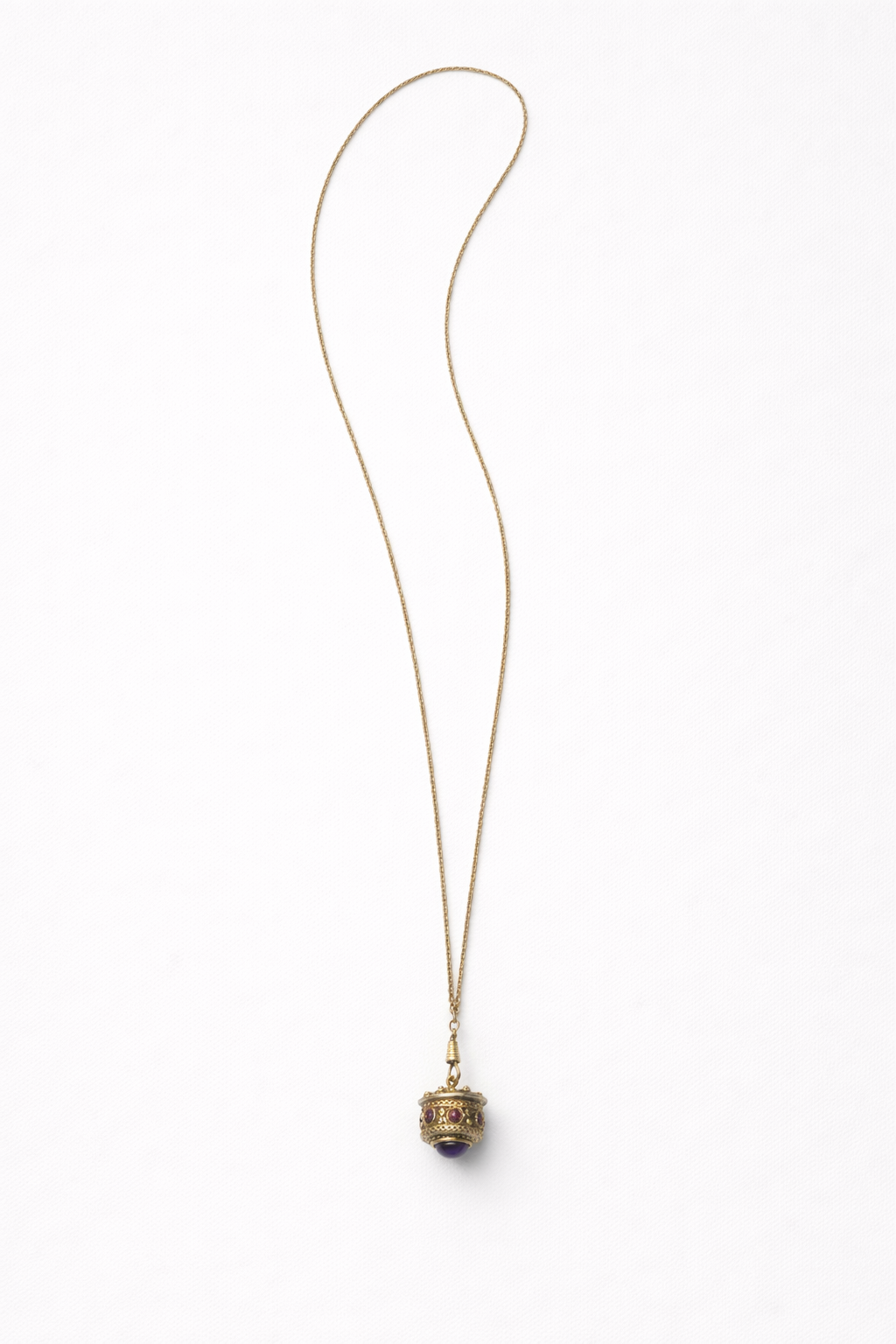 Dainty Embellished Box Necklace