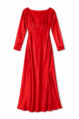 Devina Gown in Crimson