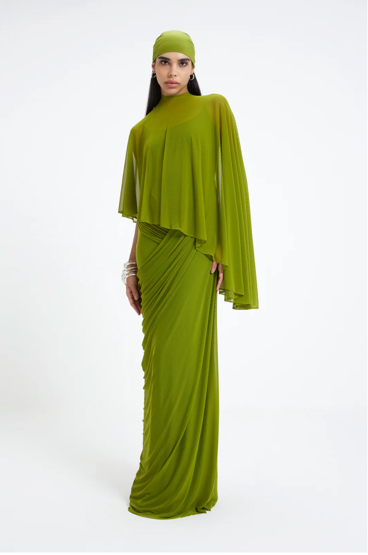 Devon Dress with Cape