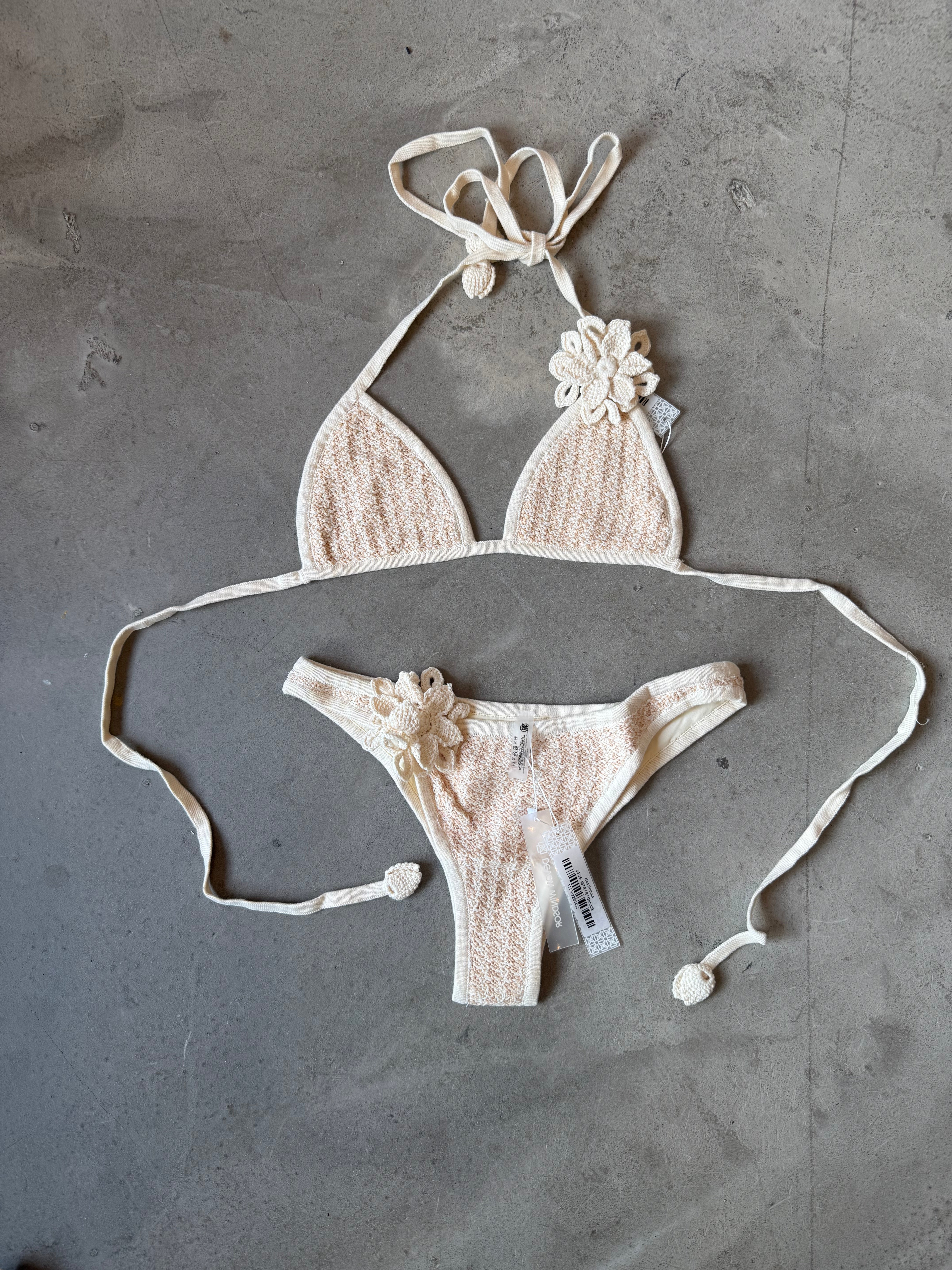 Crochet Floral Bikini