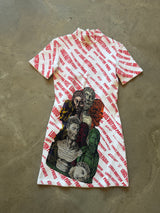 Fornasetti Print Mini Dress