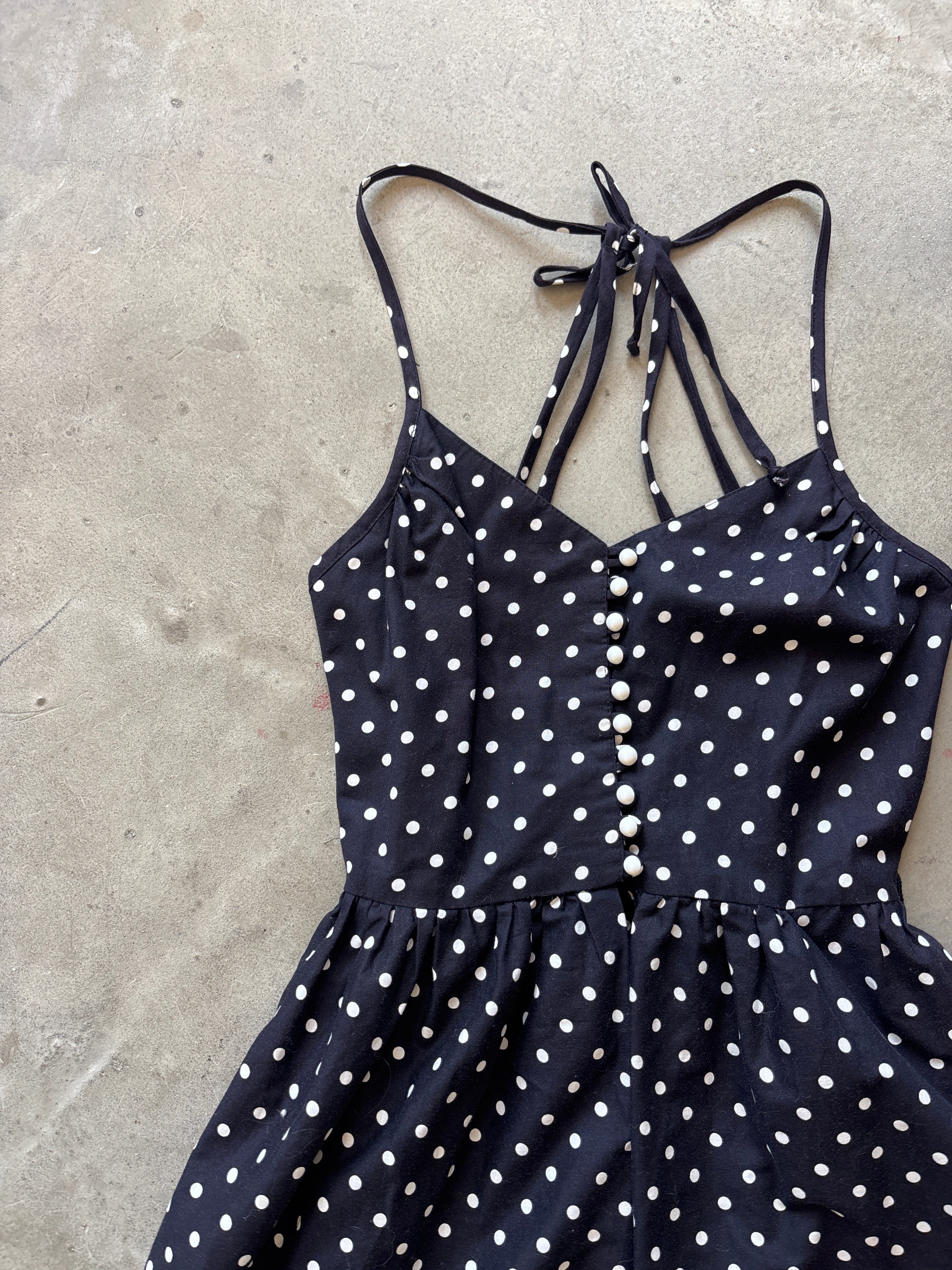 Vintage Polkadot Mini Dress