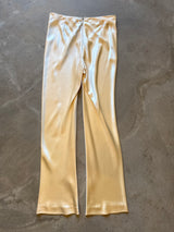 Silk Ivory-Cream Pants