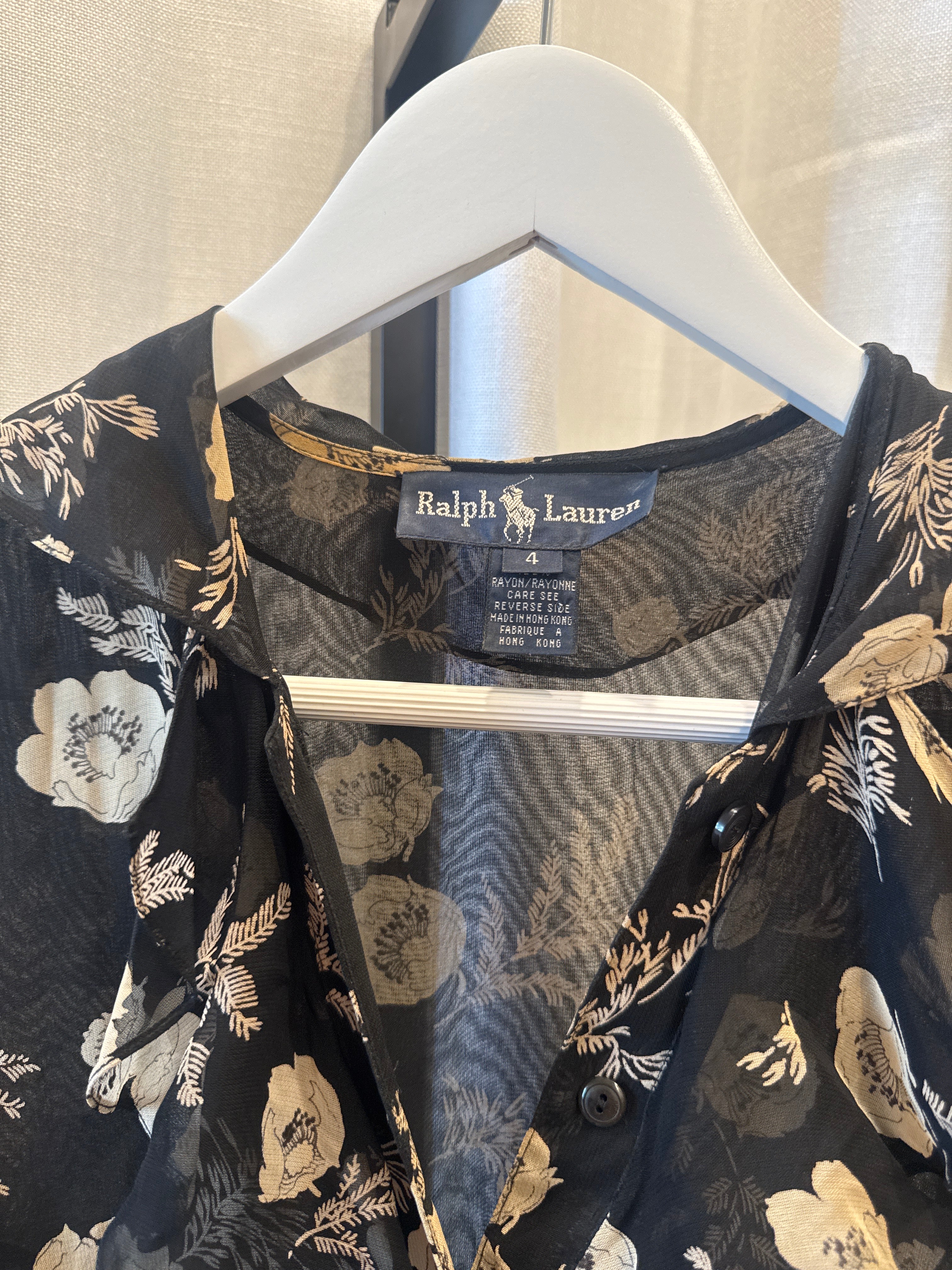 Floral Button Down Dress/ Duster