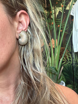 Shell Earrings Silver