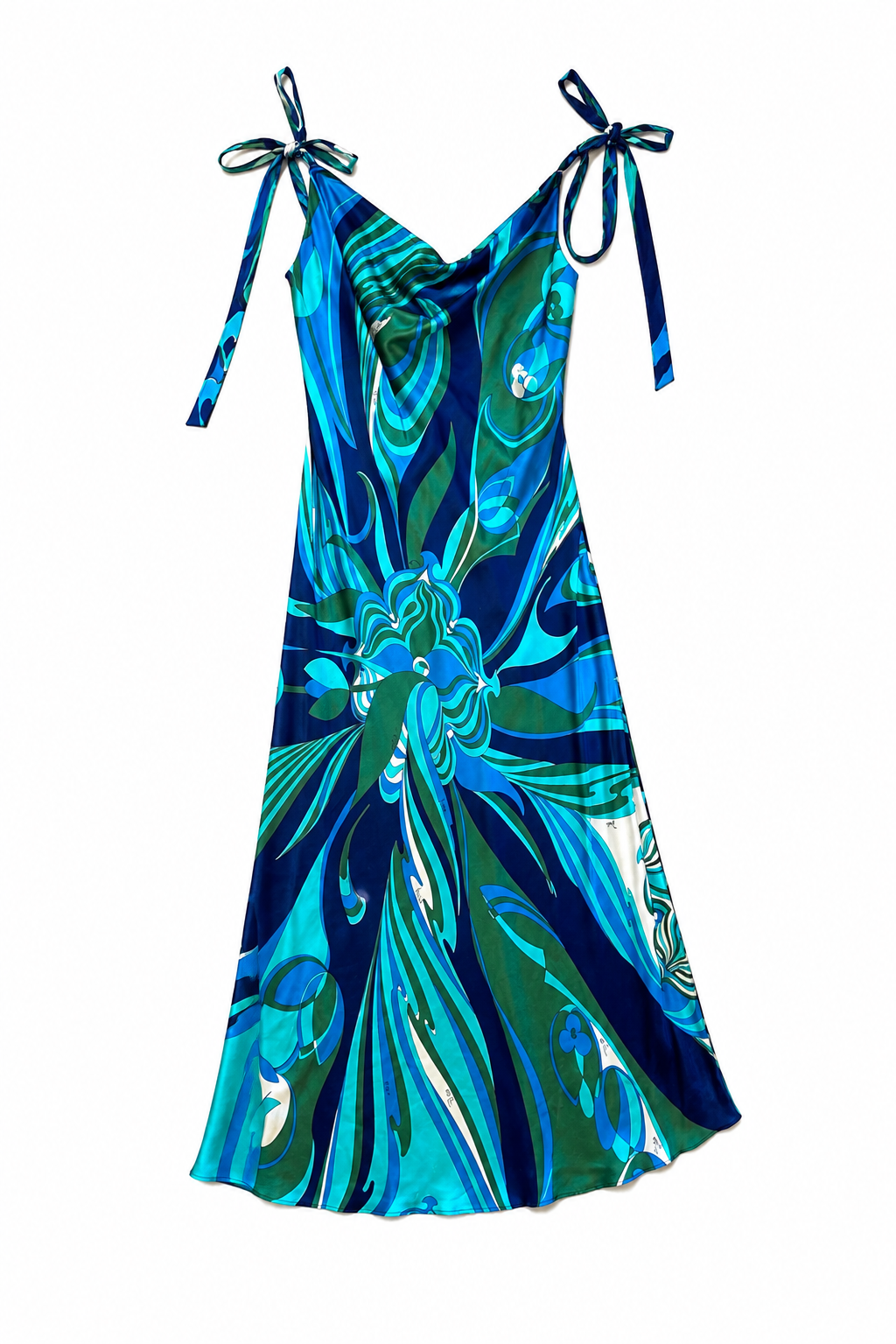 Vintage Silk Bias Cut Dress