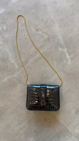Vintage Crocodile Leather Bag