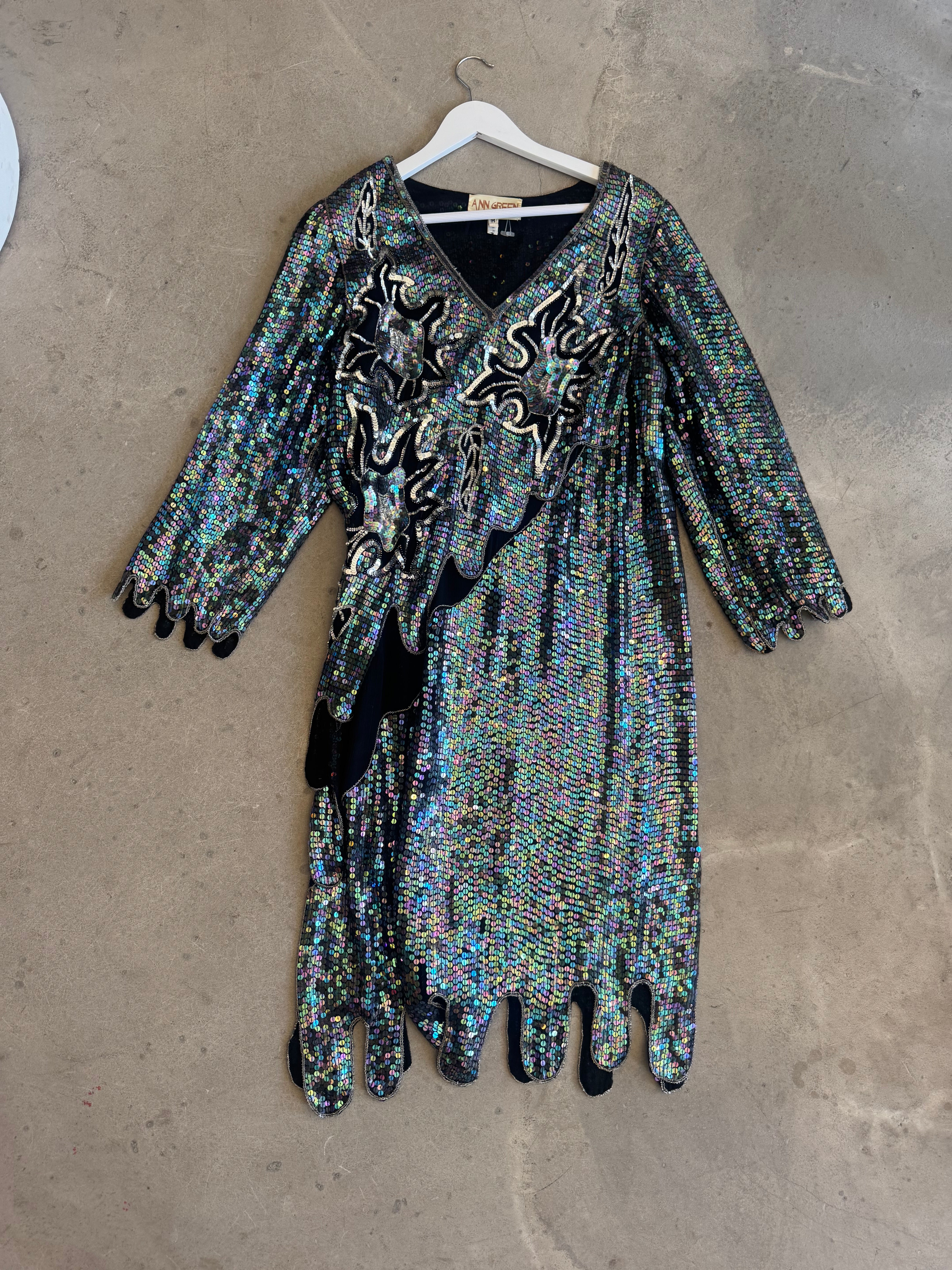 Sequins Vintage Dress
