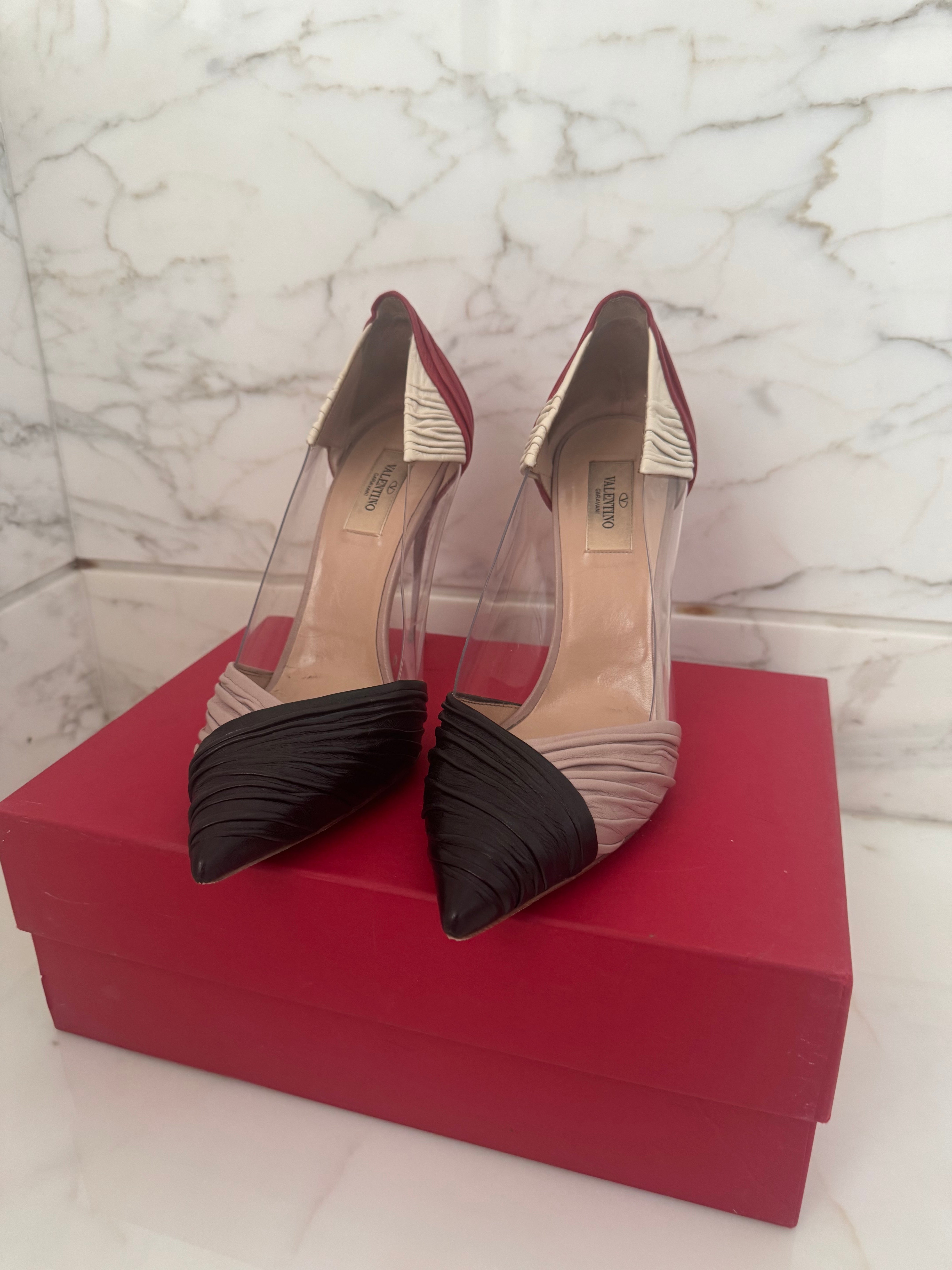 Color Block & PVC heels (40.5)