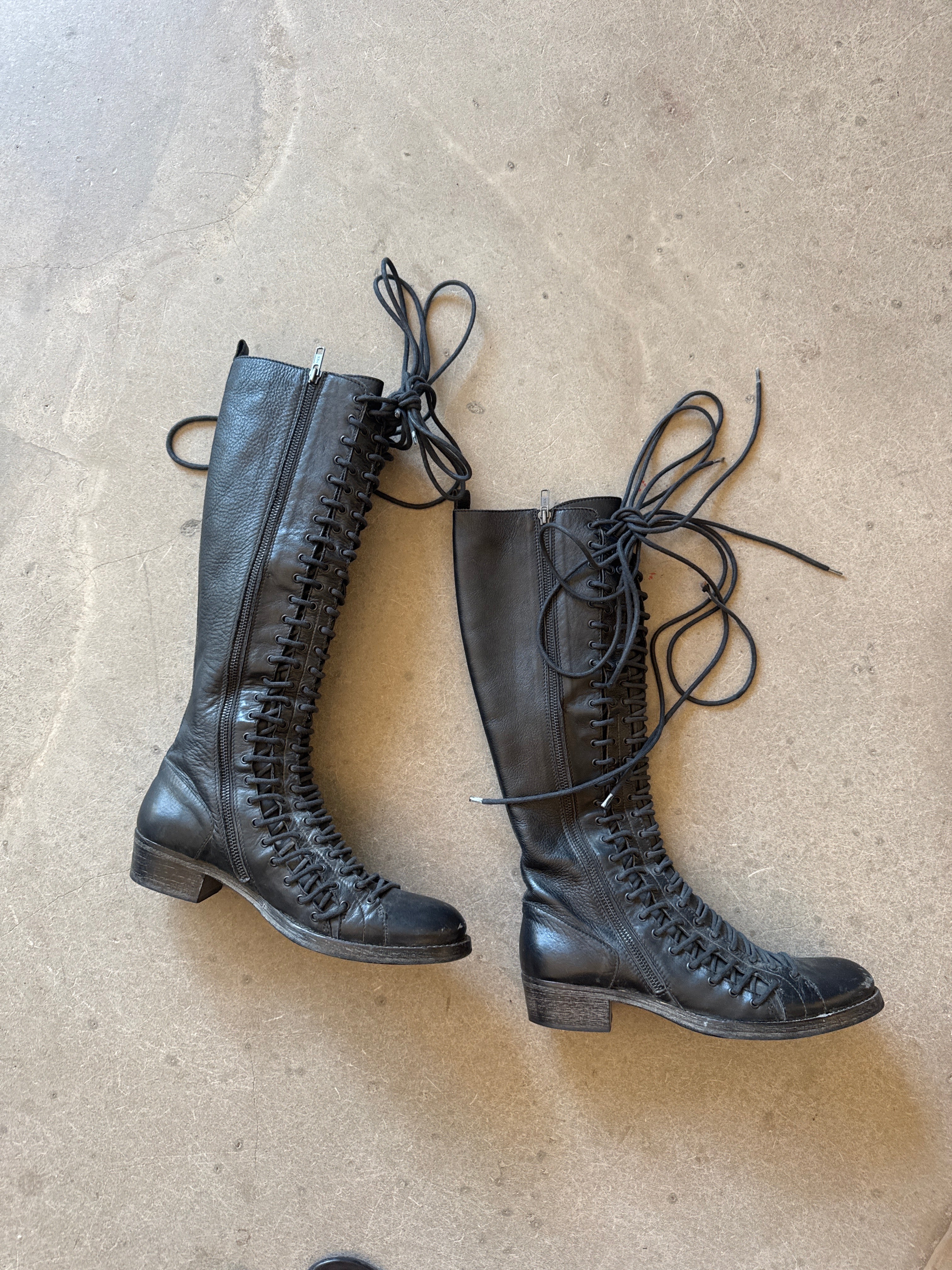Combat Lace Up Boots