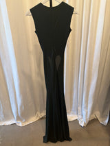Forest Green Draped Dress