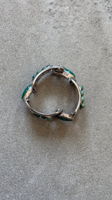 Erika Hult Turquoise Silver Bracelet