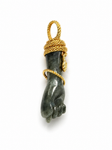 Jade Hand Charm