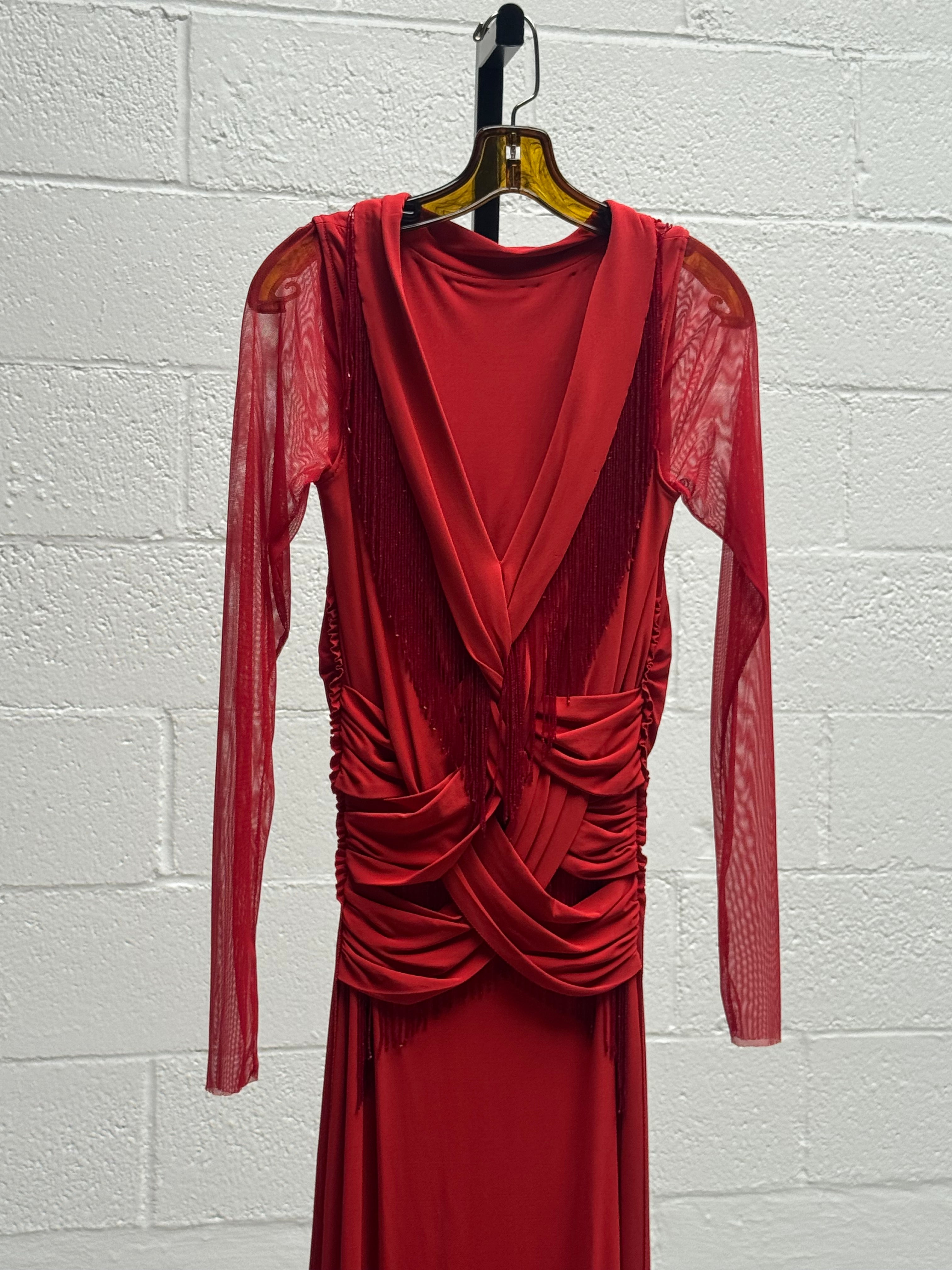 Red Beaded dress