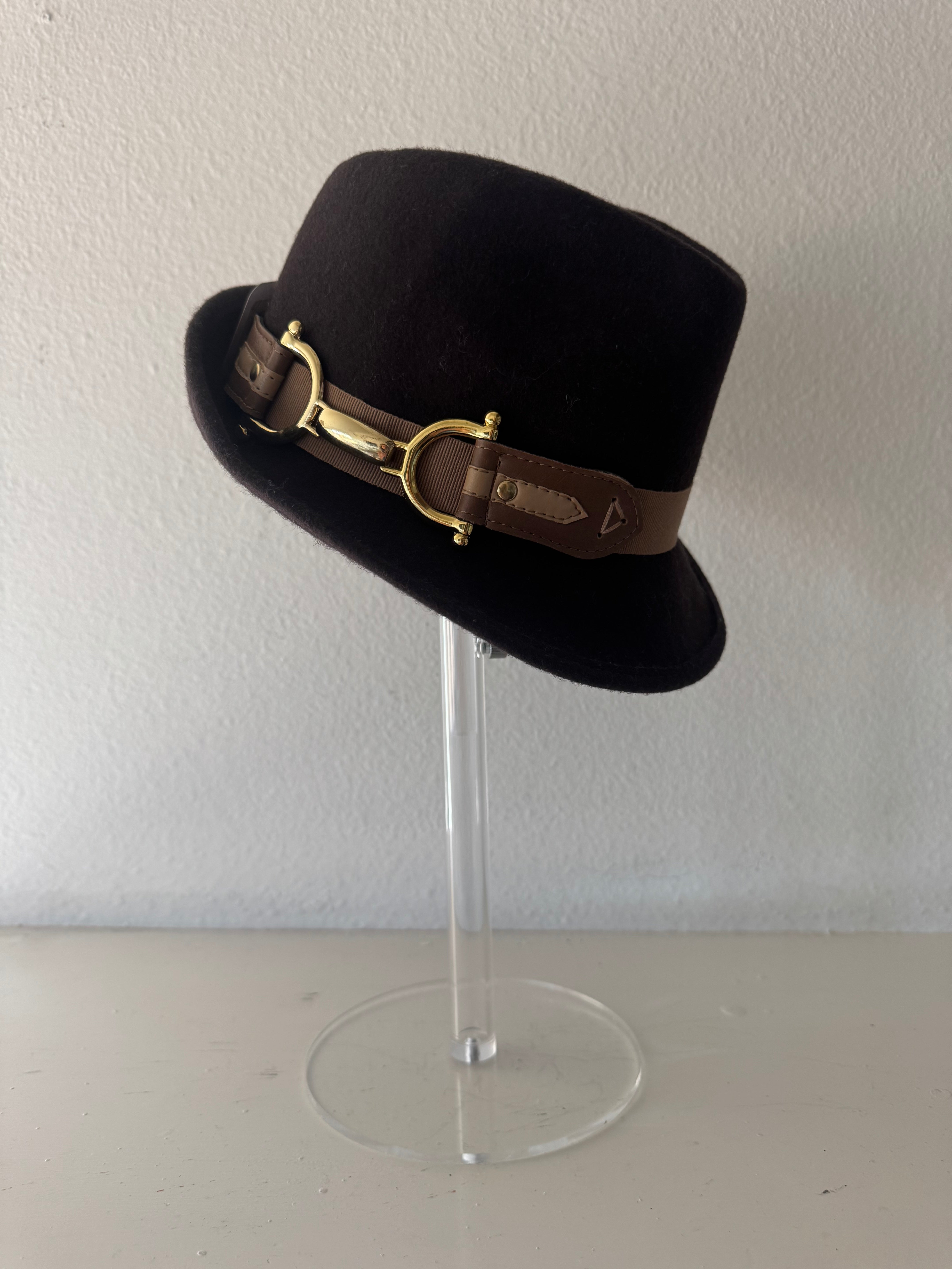 Fedora with Horse-bit buckle