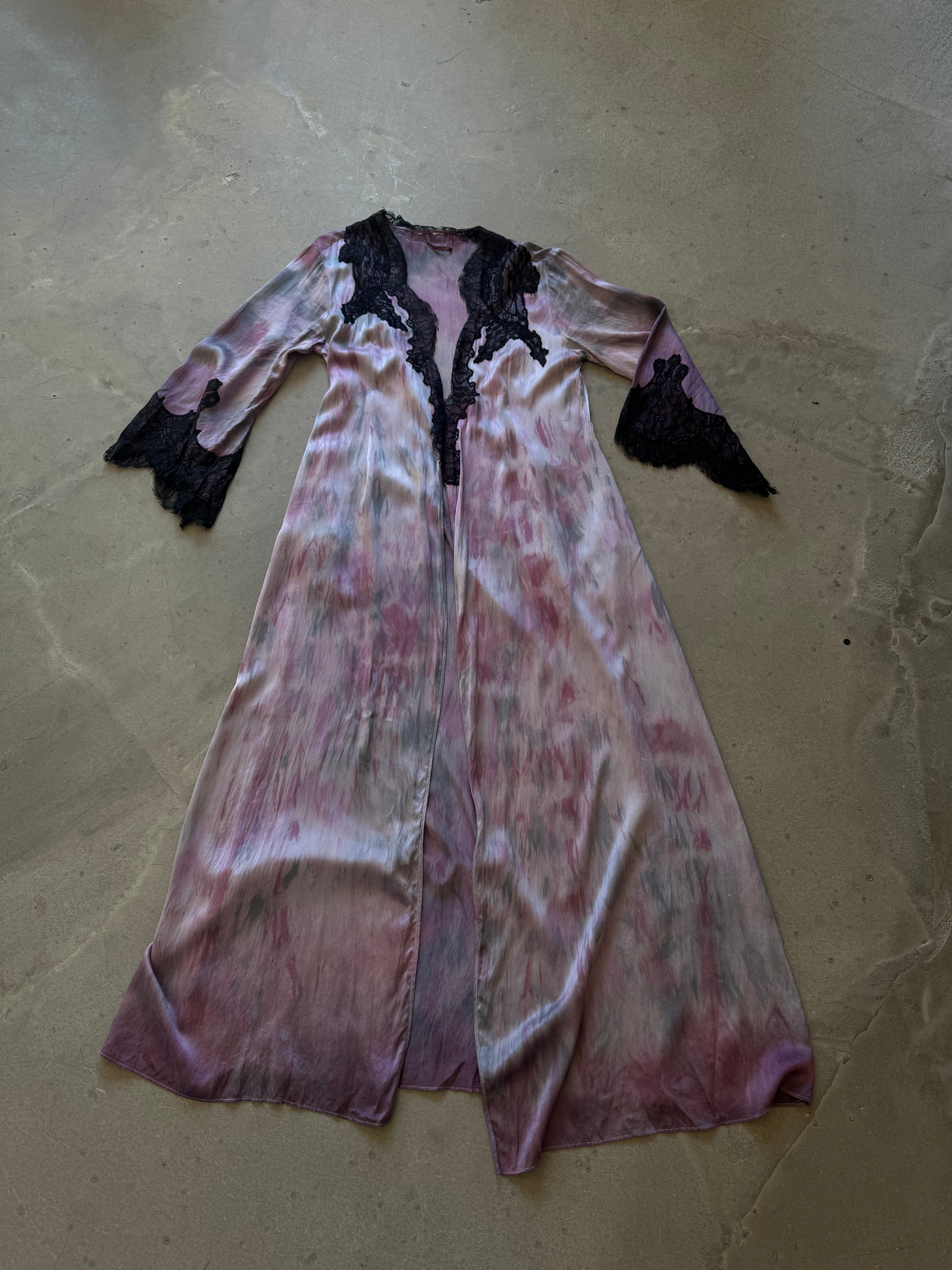 Silk and Lace Vintage Duster • Vintage