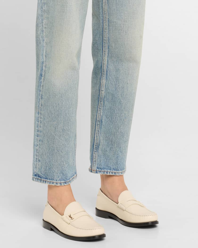 Le Leather YSL Penny Loafers