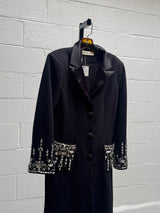 Coat with embellishment