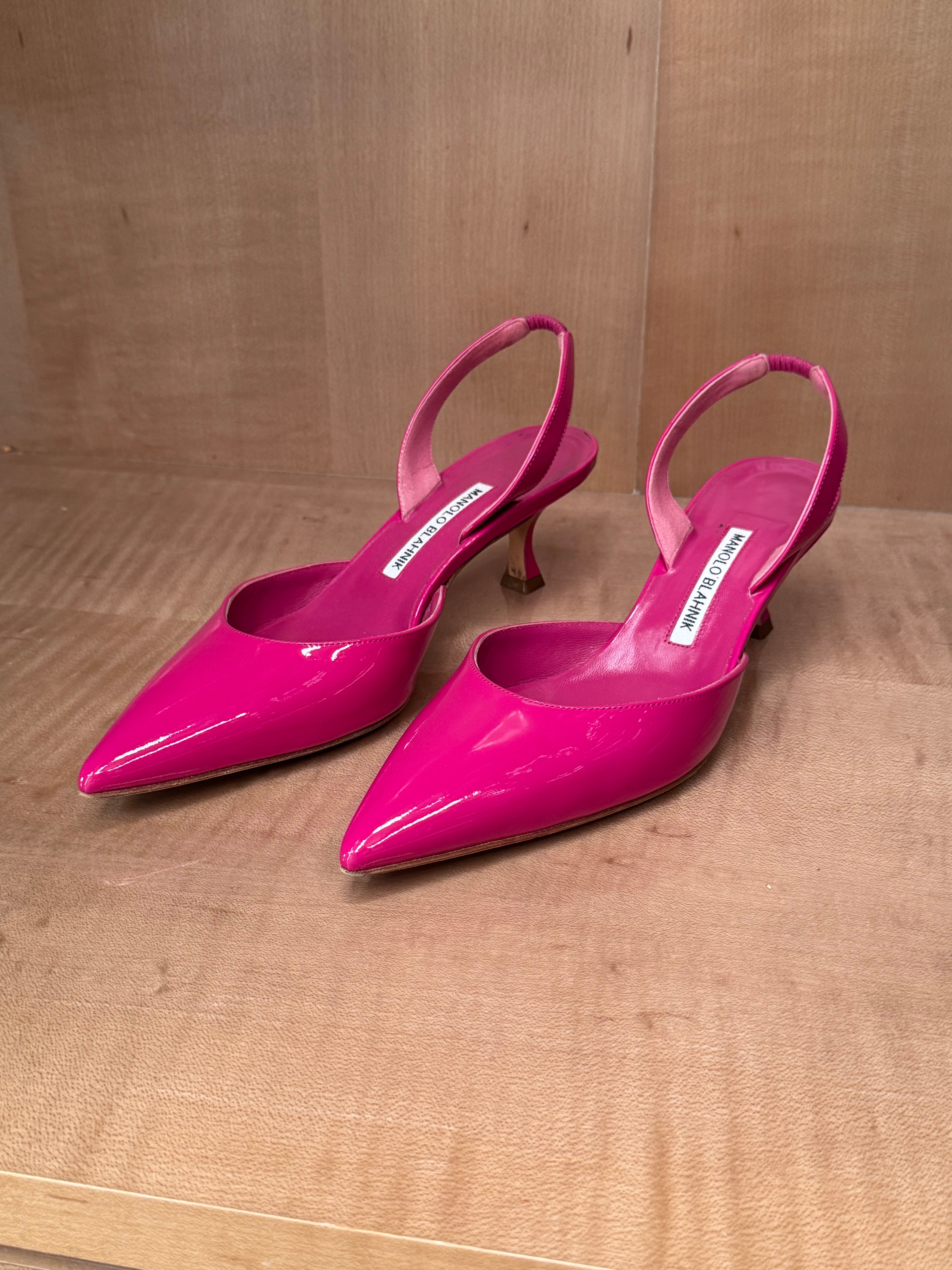 Carolyne 50 Patent Leather Heels (39.5)