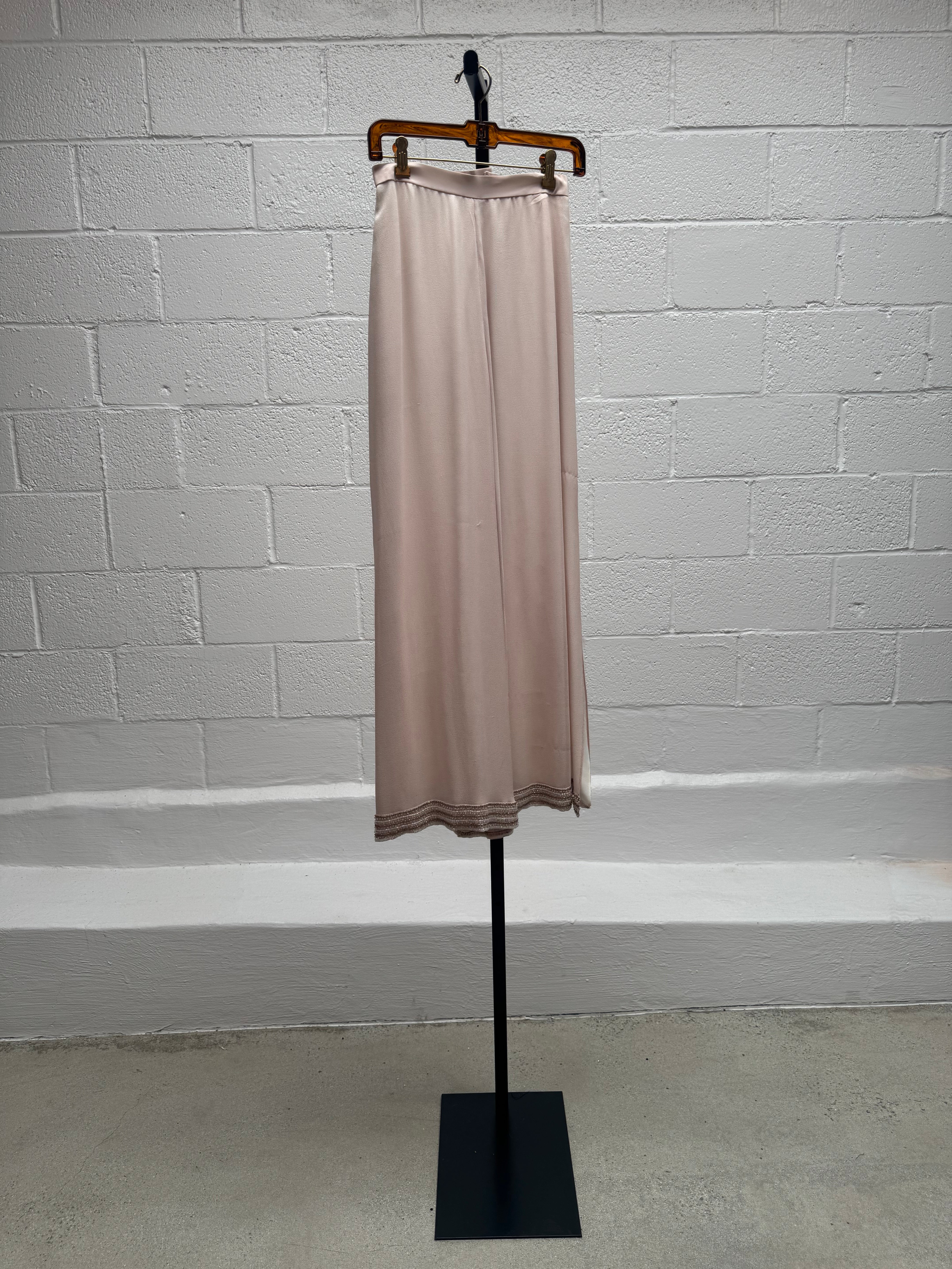 Baby Pink trousers with Sequins trim