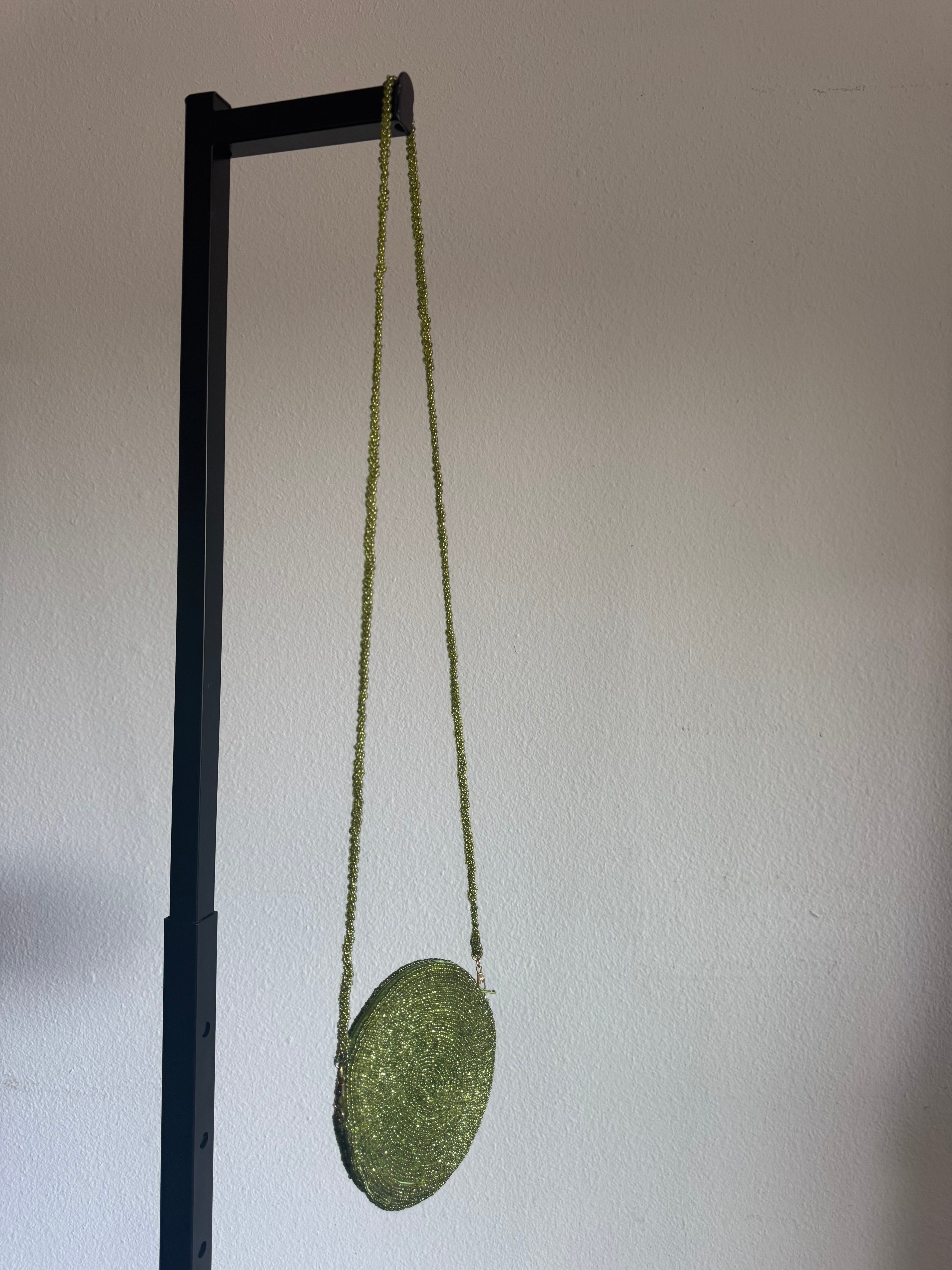Green Beaded Bag