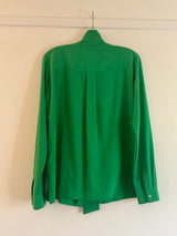 Silk Neck Tie Blouse