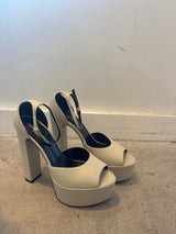 White Platform Heels