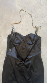 Halter Neck Black Dress