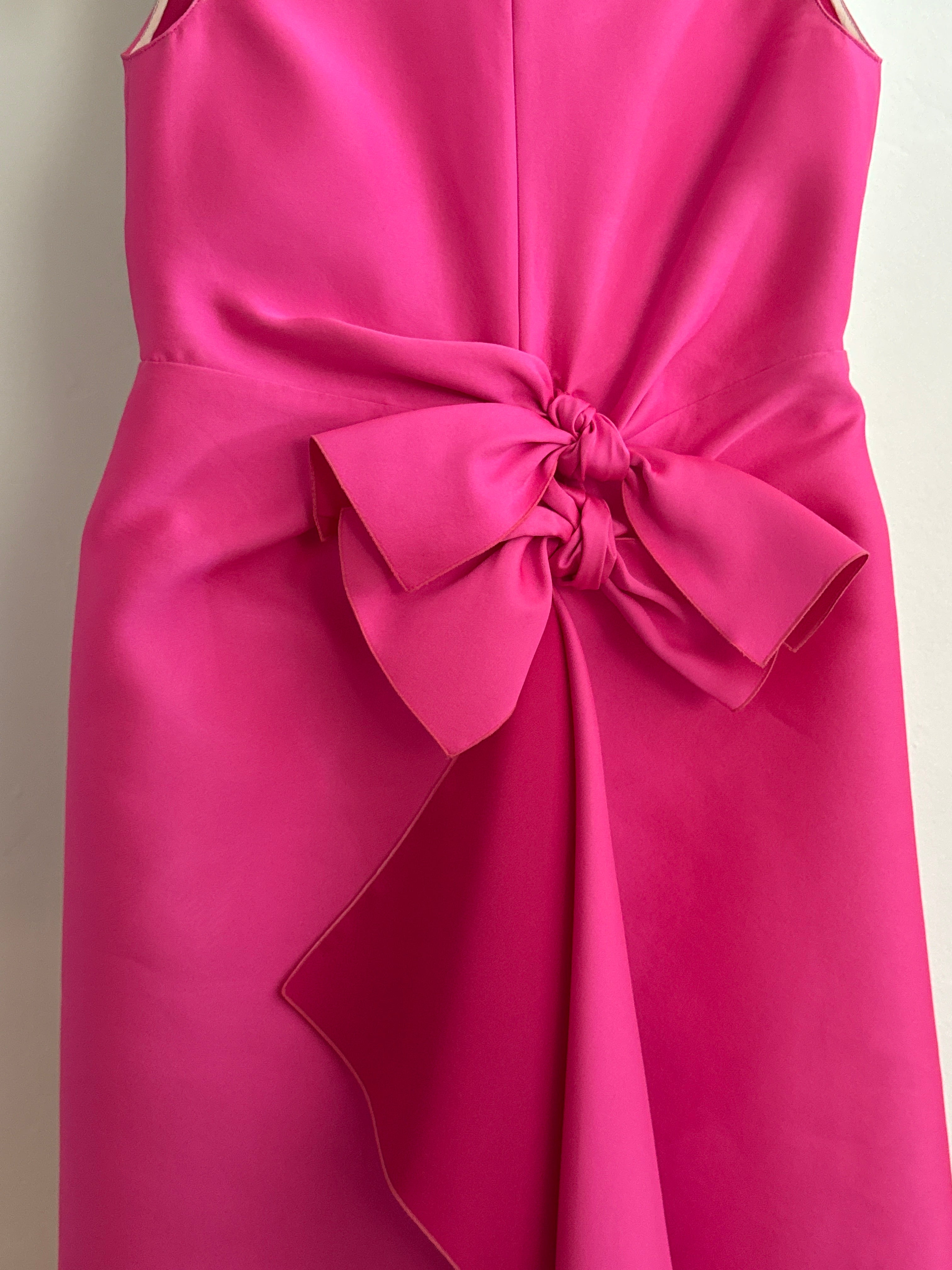 Fuchsia Gown with Bows