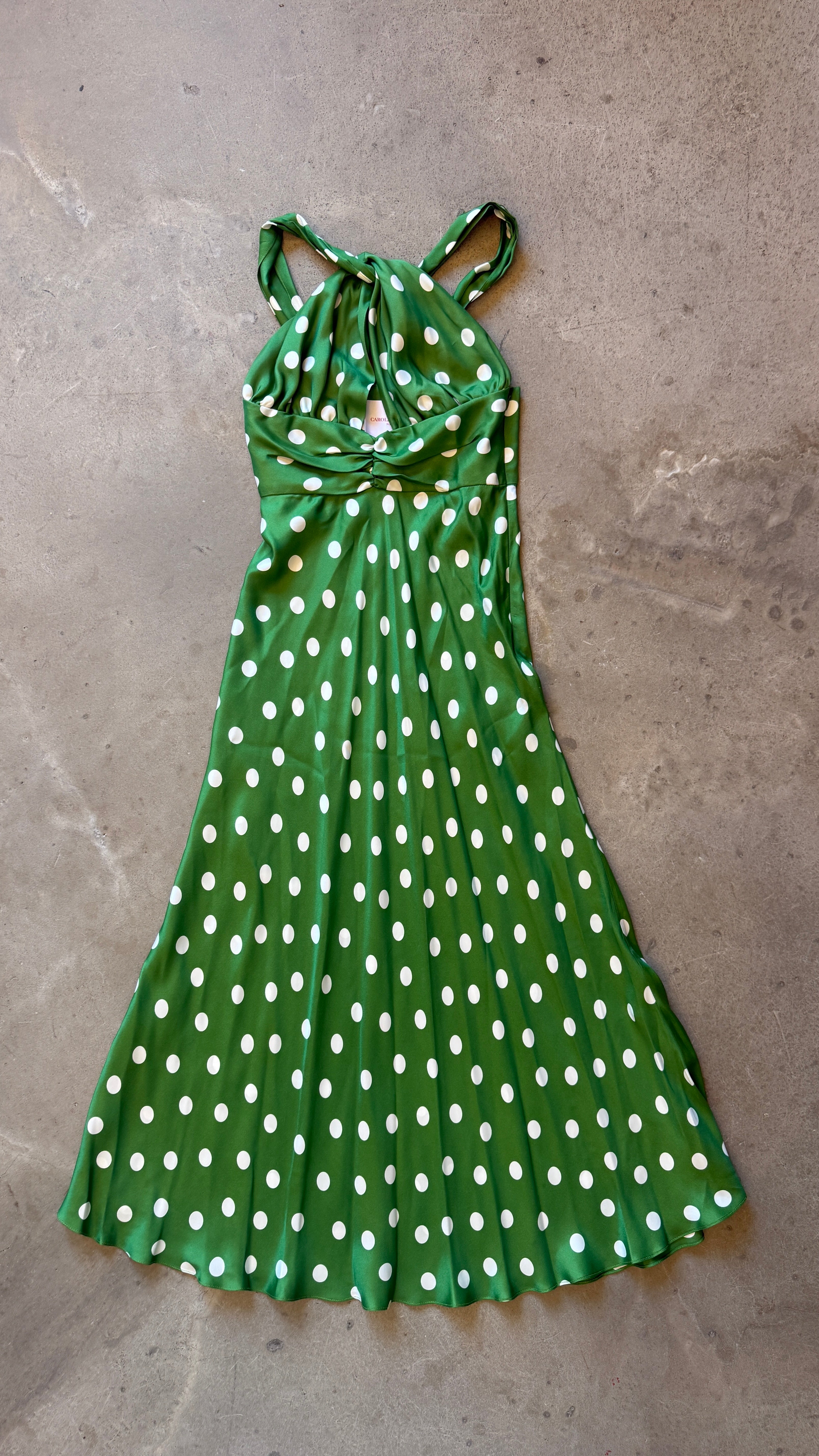 Green Polka Dot Dress