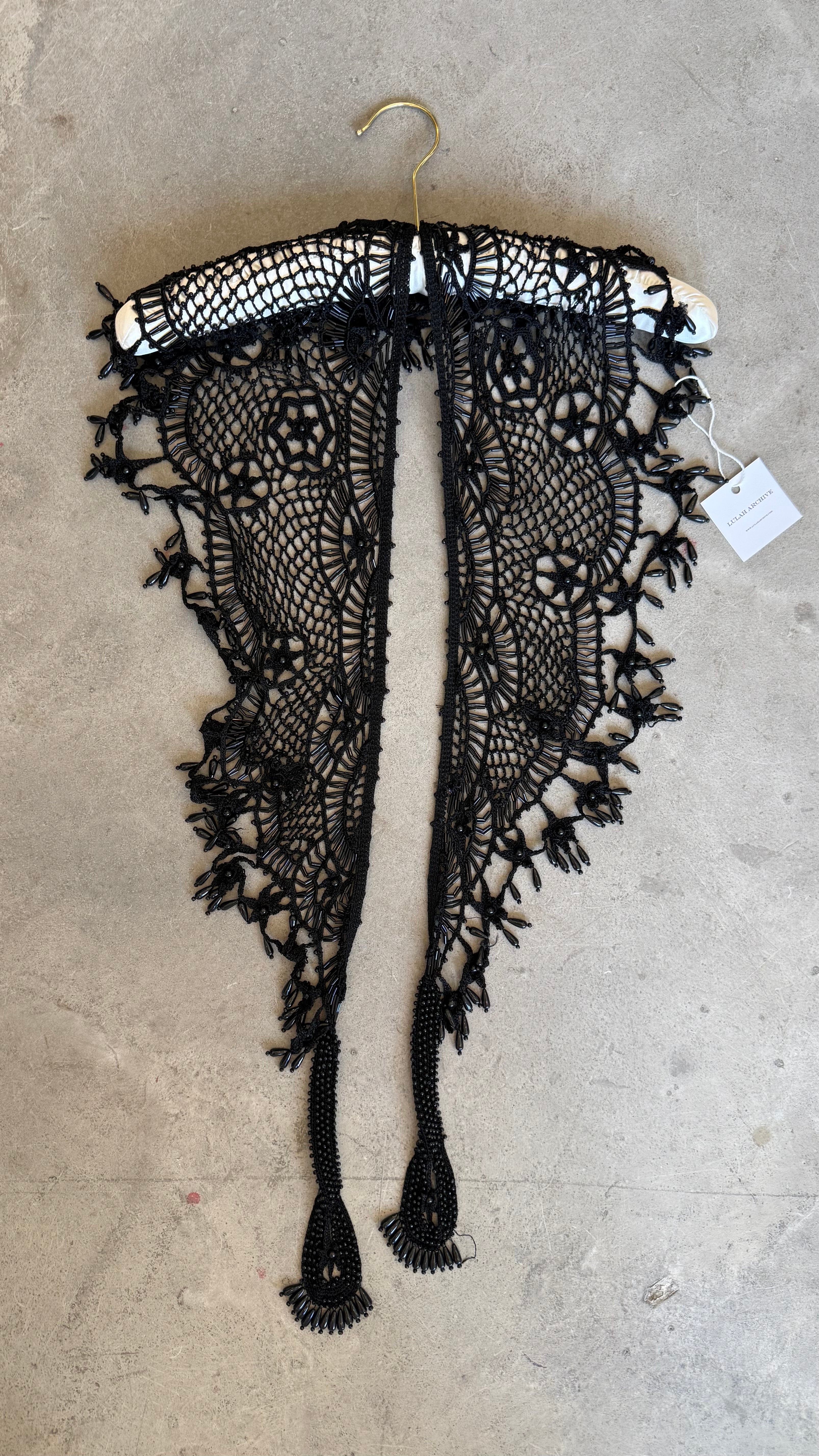 Beaded Fringe Shawl